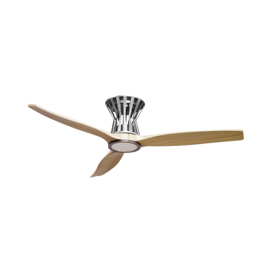 Ventilador de Techo Baltir Níquel / Haya – vista principal · Ref. 211891342