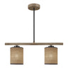 Barra de Luz 2L Berta Negra Madera - AJP / Alemar - 11807 - luzguru.com