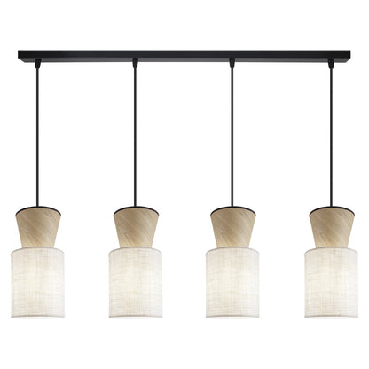 Barra de luz AJP / Alemar Aosta 11782 - Beige/Madera - luzguru.com