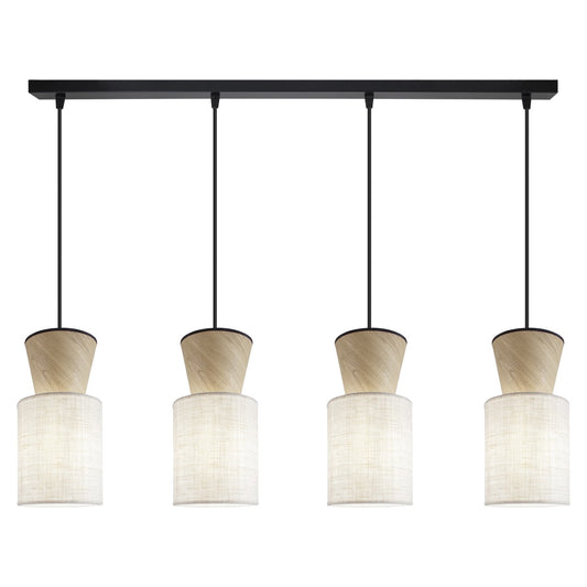 Barra de luz AJP / Alemar Aosta 11782 - Beige/Madera - luzguru.com