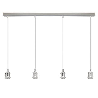 Medidas Barra de Luces Elkan 4L Niquel Satinado AJP/Alemar Ref. 60328 - LuzGuru
