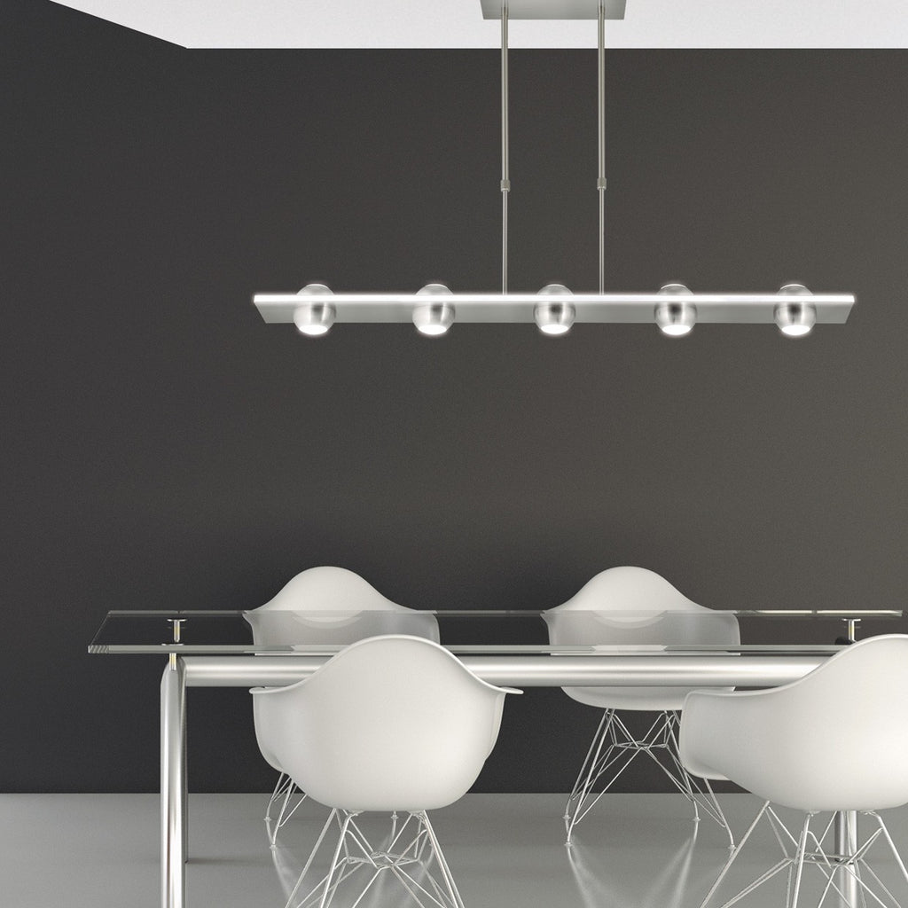 Medidas Barra LED Fanton 5L AJP/Alemar (Ref. 60219) - Iluminación moderna para tu hogar.
