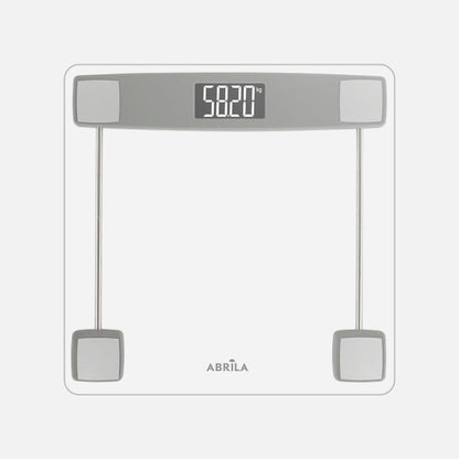 Báscula de Baño Digital Adriel 180 kg Vidrio Templado Transparente Fabrilamp - imagen 2 | Fabrilamp / Abrila