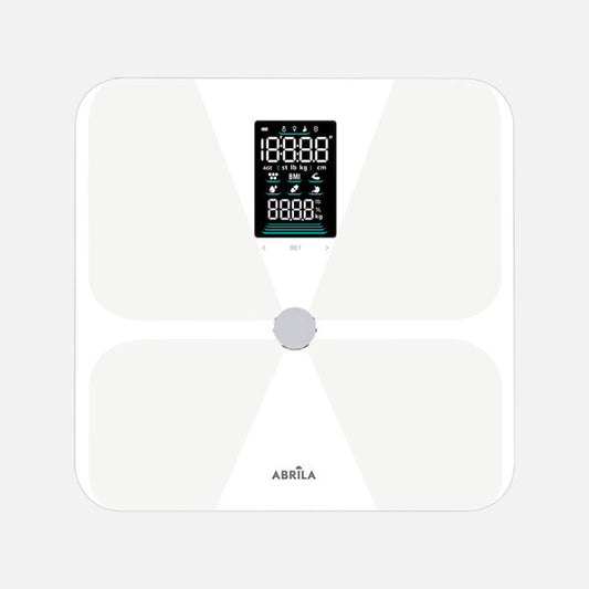 Báscula de Baño Inteligente Chayton 180 kg Bluetooth Blanca Fabrilamp - imagen 2 | Fabrilamp / Abrila