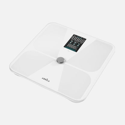 Báscula de Baño Inteligente Chayton 180 kg Bluetooth Blanca Fabrilamp - vista principal | Fabrilamp / Abrila