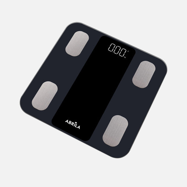 Báscula de Baño Inteligente Enola Bluetooth 180 kg Negro Fabrilamp - vista principal | Fabrilamp / Abrila