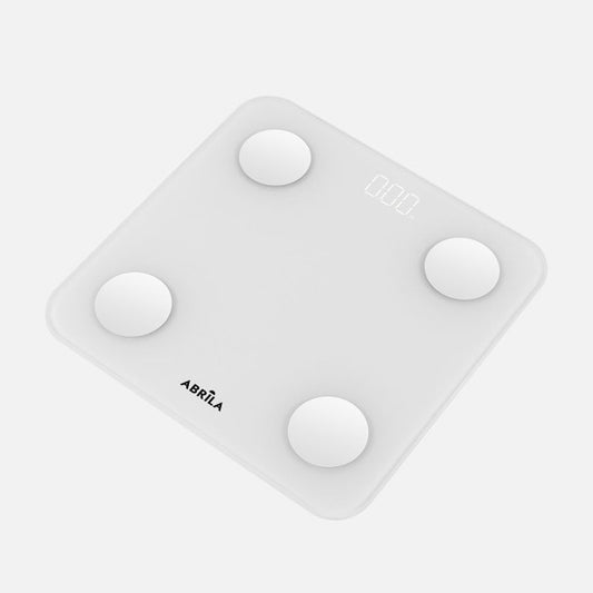Báscula de Baño Inteligente Nakai 180 kg Bluetooth Blanca Fabrilamp - vista principal | Fabrilamp / Abrila