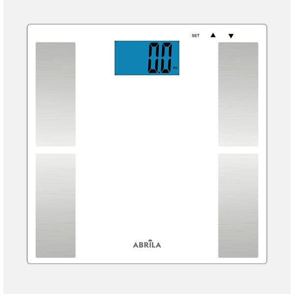 Báscula de Baño Inteligente Niyol 150 kg Vidrio Templado Blanco Fabrilamp - imagen 2 | Fabrilamp / Abrila