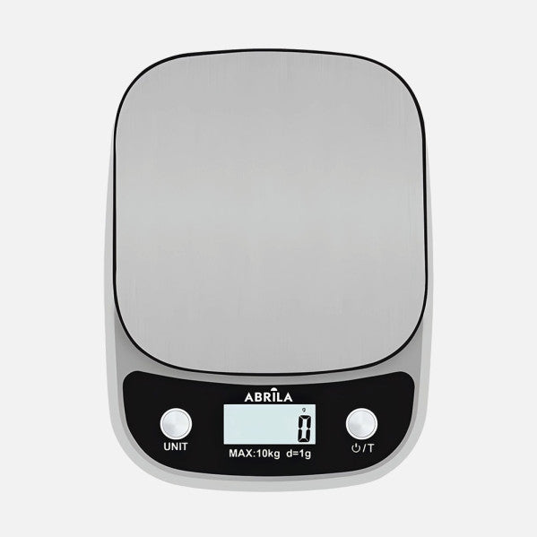 Báscula de Cocina Anala 10 kg Plataforma Inoxidable Níquel Fabrilamp - imagen 2 | Fabrilamp / Abrila