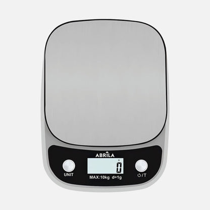 Báscula de Cocina Anala 10 kg Plataforma Inoxidable Níquel Fabrilamp - imagen 2 | Fabrilamp / Abrila