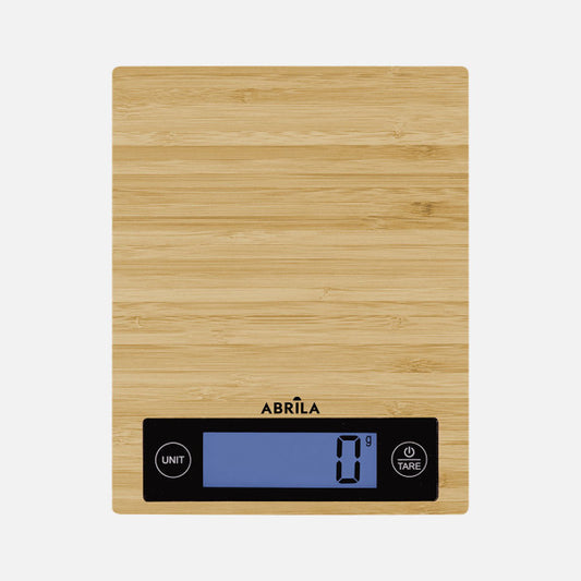 Báscula de Cocina Chief 5 kg Plataforma Bambú Fabrilamp - imagen 2 | Fabrilamp / Abrila