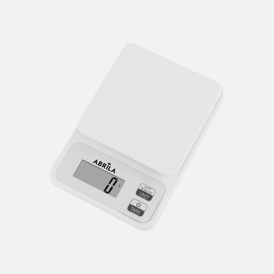 Báscula de Cocina Odina 5 kg Táctil Blanca Fabrilamp - vista principal | Fabrilamp / Abrila
