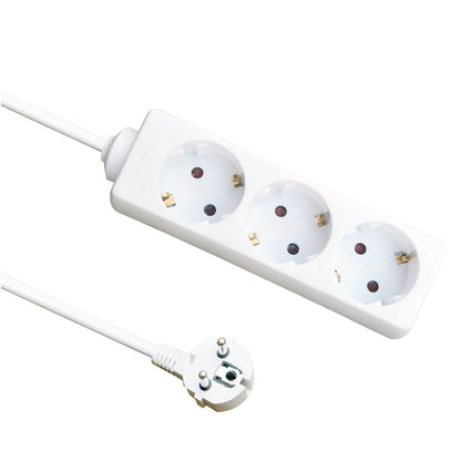 Alargadera 3 Enchufes Fabrilamp / Abrila 166420330 para conectar tus dispositivos.