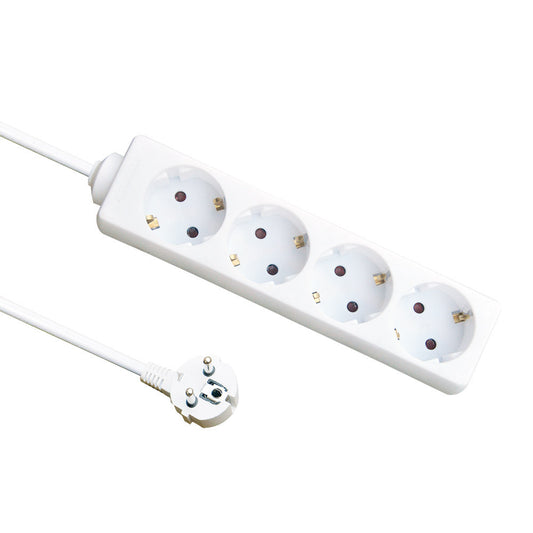 Alargadera 4 enchufes Fabrilamp / Abrila 166420430 para conexión eléctrica