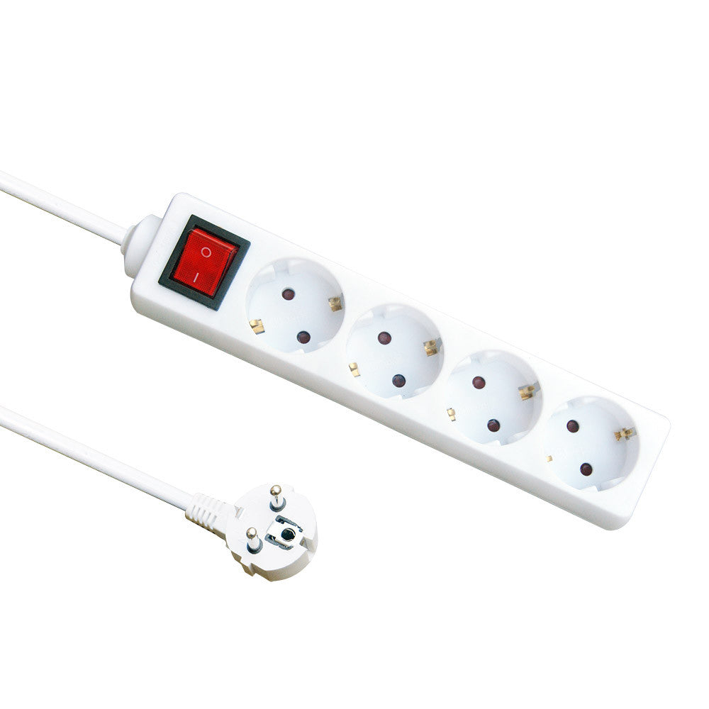 Alargadera 4 Enchufes con Interruptor Fabrilamp / Abrila 166421415