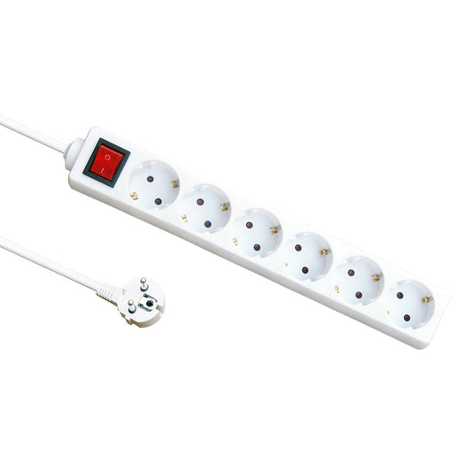 Alargadera 6 Enchufes con Interruptor Fabrilamp / Abrila 166421615