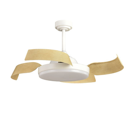 Ventilador de Techo Blanco + madera – vista principal · Ref. 85-033-36-006
