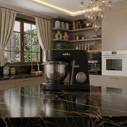 Batidora Amasadora Rocio 1000 W Bol 5 L Inoxidable Negra Fabrilamp - imagen 3 | Fabrilamp / Abrila