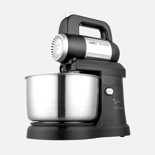 Batidora Amasadora Sirena 500 W Negro Fabrilamp - Vista frontal principal en fondo blanco | LuzGurú