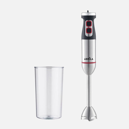 Batidora de Mano Chad 1300 W Negro/Níquel con Vaso Fabrilamp - Vista frontal principal en fondo blanco | LuzGurú