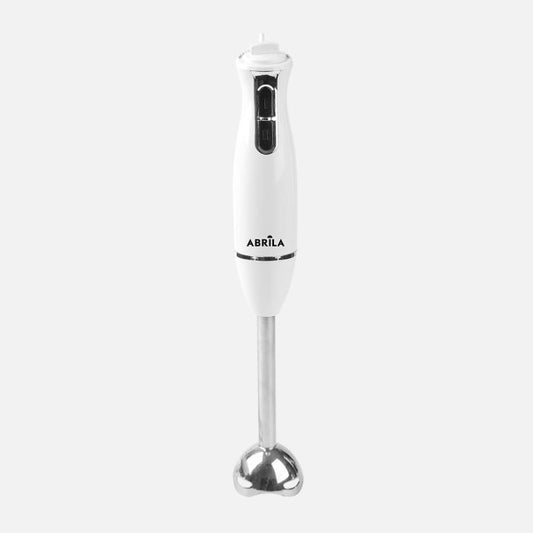 Batidora de Mano Indox 450 W Blanco con Cuchillas de Acero Inoxidable Fabrilamp - Vista frontal principal en fondo blanco | LuzGurú