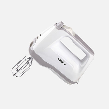 Batidora de Varillas Fingal 200W 5 Velocidades Blanco/Gris Fabrilamp encendida con proyección de luz y ambiente | LuzGurú