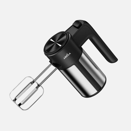 Batidora de Varillas Monei 500 W Negro/Acero Fabrilamp instalada en ambiente decorativo de salón o dormitorio | Fabrilamp / Abrila