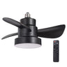 Ventilador de Techo LED Bayad Negro CristalRecord 85-971-15-180