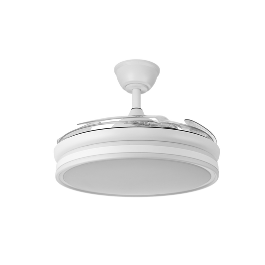 Ventilador de Techo Bayomo 107 cm Aspas Retráctiles LED Fabrilamp - vista principal | Fabrilamp / Abrila · Ref. 142591401