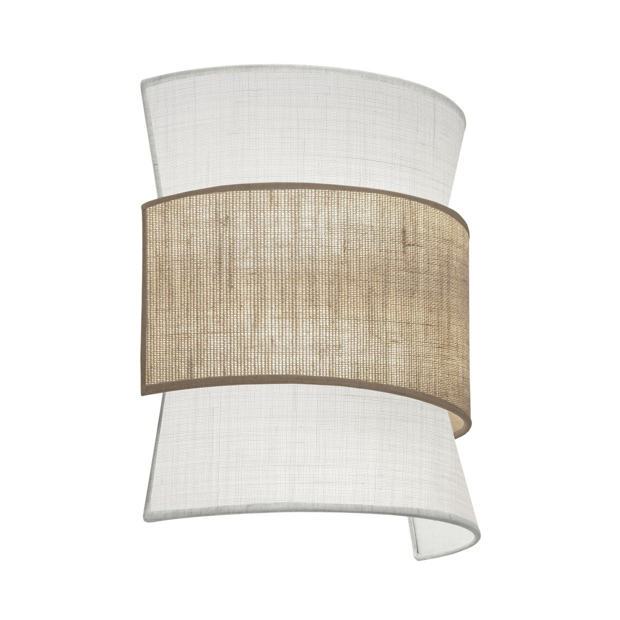 Aplique de pared Sabina AJP marfil marrón 2x60W E27 - Vista principal