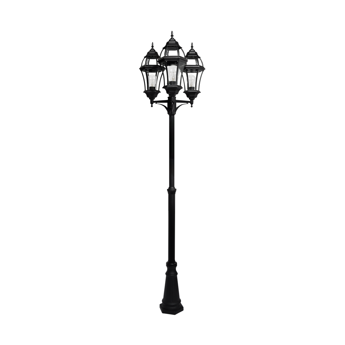 Farola de Exterior Becrux 3 Luces E27 IP44 Fabrilamp - vista principal | Fabrilamp / Abrila · Ref. 149643009