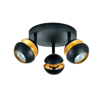 Plafón de Techo Beethoven 3xGU10 Fabrilamp - vista principal | Fabrilamp / Abrila · Ref. 142083009