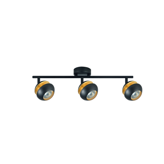Regleta de Focos Beethoven 3xGU10 Fabrilamp - vista principal | Fabrilamp / Abrila · Ref. 142093009