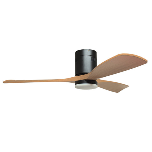 Ventilador de Techo Céfiro on Negro/haya – vista 2 · Ref. V1021 BK/WO
