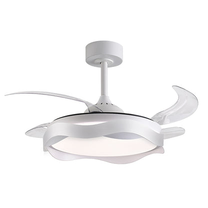 Ventilador de Techo Ondas Blanco/blanco – vista principal · Ref. F-1039 WH