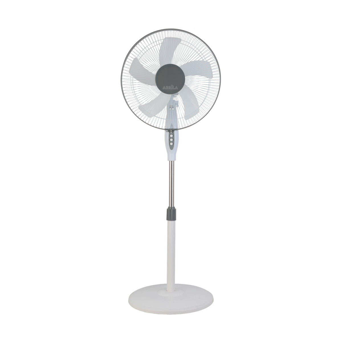 Ventilador de Pie Belmonte 45W Blanco Gris Abrila - vista principal | Fabrilamp / Abrila · Ref. 213841001