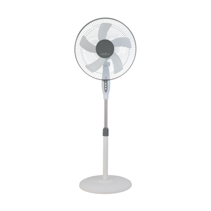 Ventilador de Pie Belmonte 45W Blanco Gris Abrila - vista principal | Fabrilamp / Abrila · Ref. 213841001