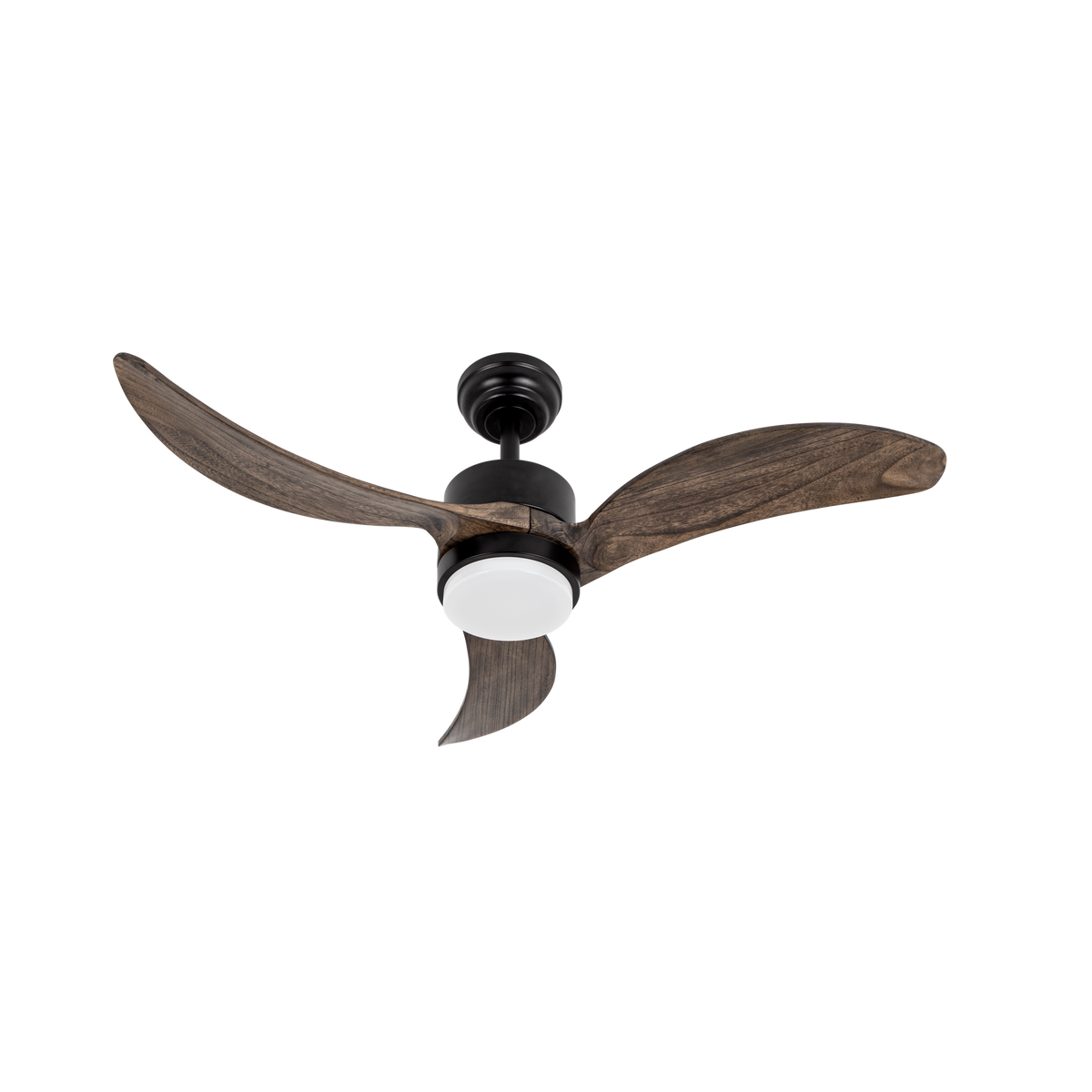 Ventilador de Techo con Luz Bembezar 107 cm Negro y Roble Fabrilamp - vista principal | Fabrilamp / Abrila · Ref. 209391364