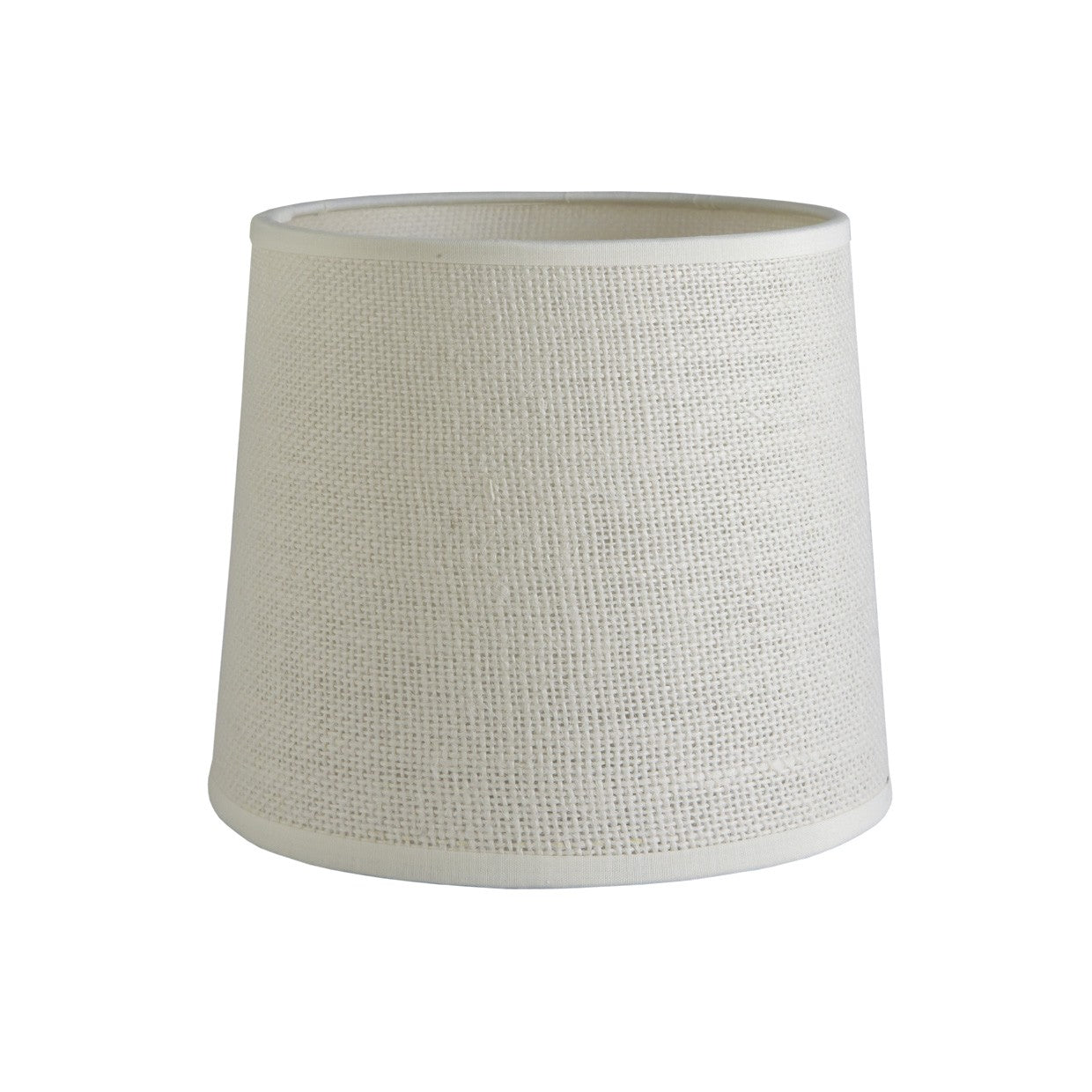 Pantalla cónica abierta de tela saco beige ALEMAR 45 cm - Vista principal