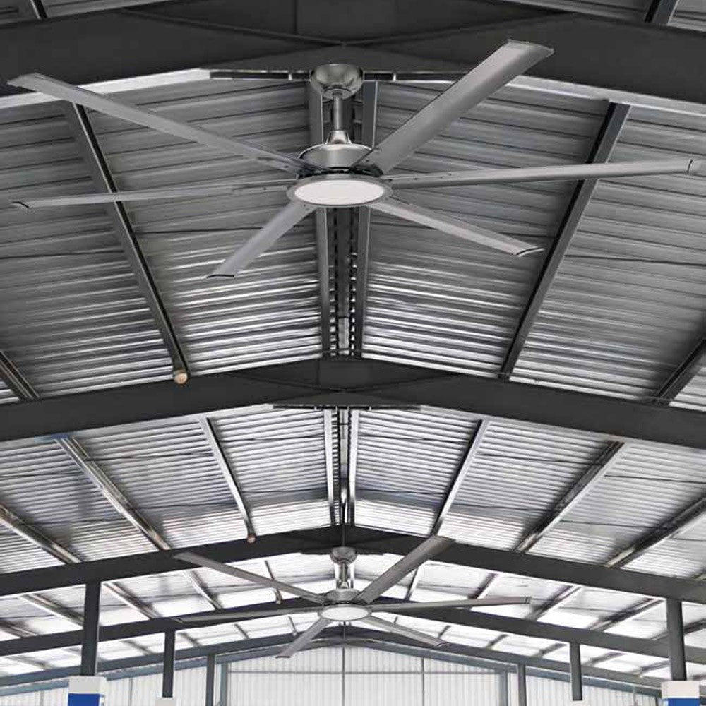 Ventilador de techo LED con motor DC para mayor eficiencia energética y menor ruido