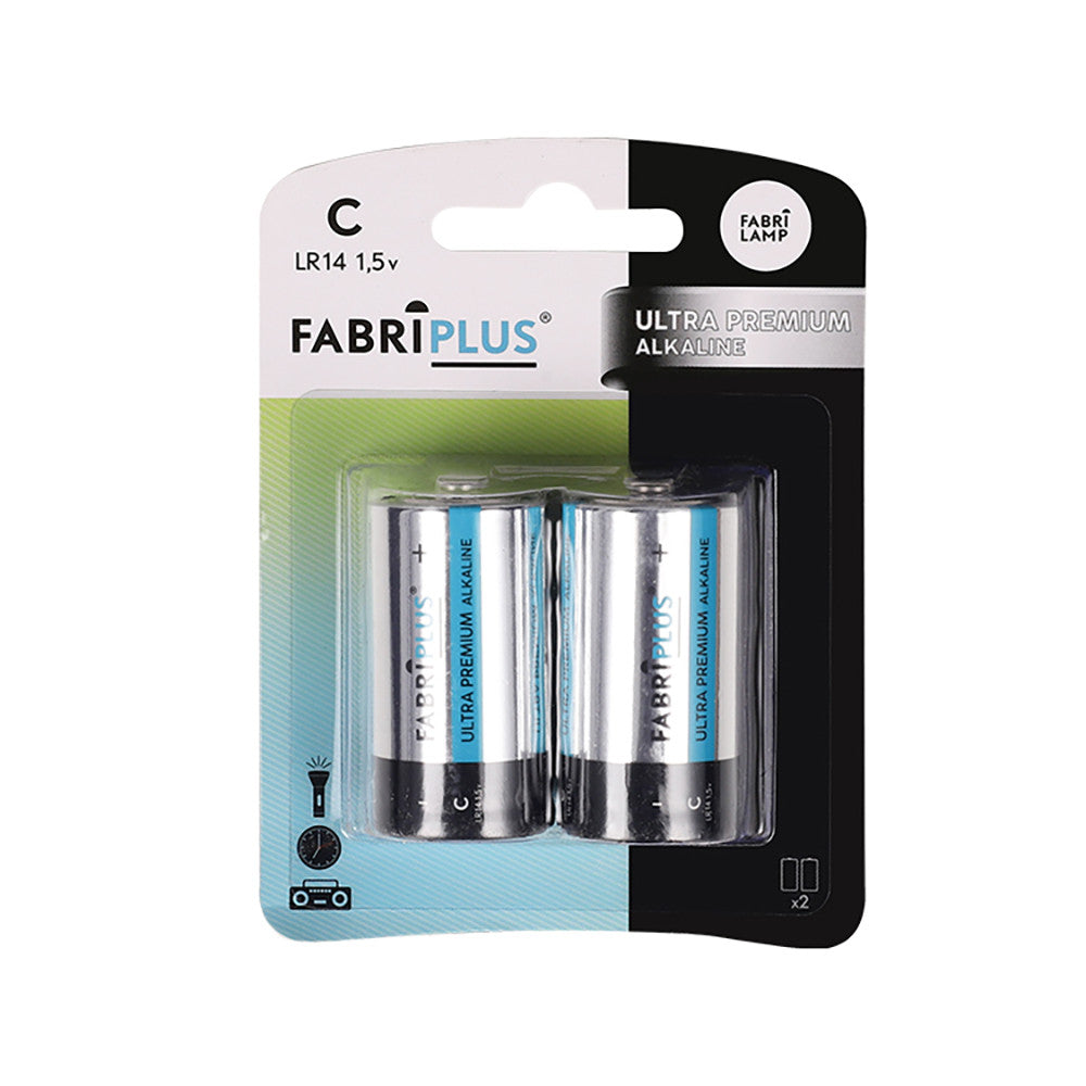 Pilas C LR14 Alcalina Fabrilamp / Abrila 1432LR14XX