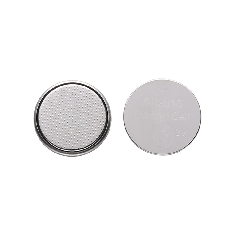 Pila CR2016 fabricada en Litio color metálico