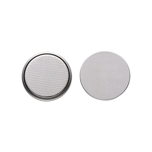 Pila CR2016 fabricada en Litio color metálico