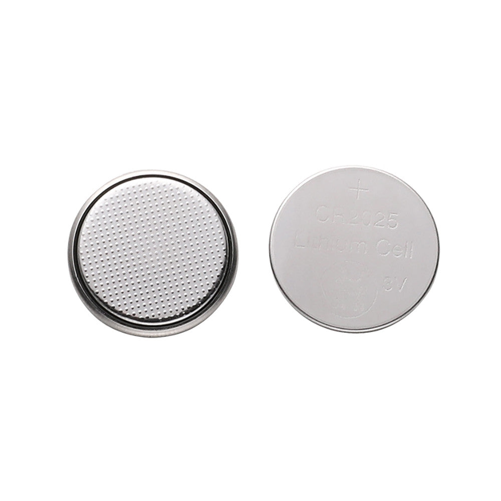 Pila de botón CR2025 fabricada en Litio, color metálico