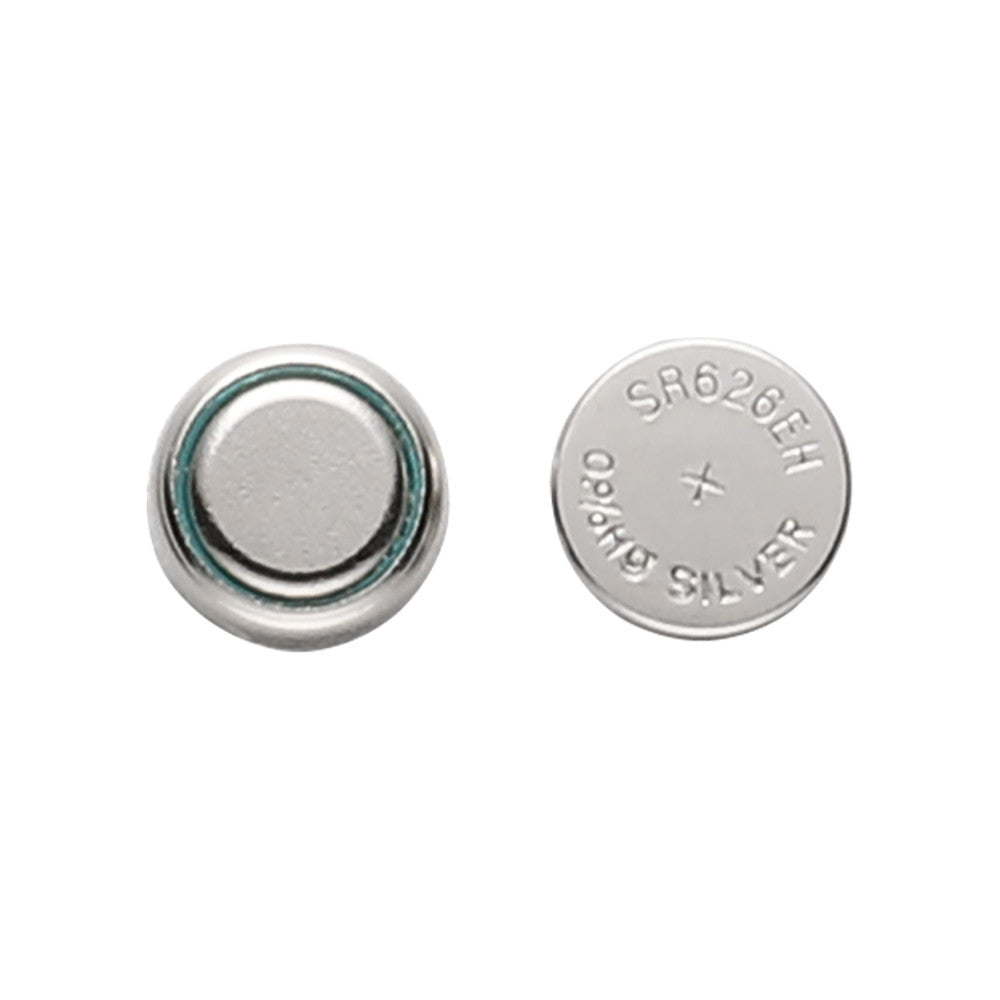 Pila SR626/377 Fabriplus fabricada en Óxido de Plata, color plata, pack de 5