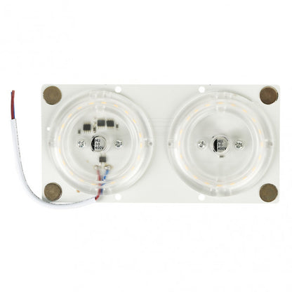 Disco LED magnético 24W 6000K blanco frío de Fabrilamp, detalle de los imanes.