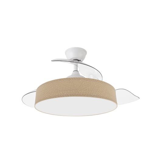 Ventilador de Techo Boga Beis / Blanco – vista principal · Ref. 264290101