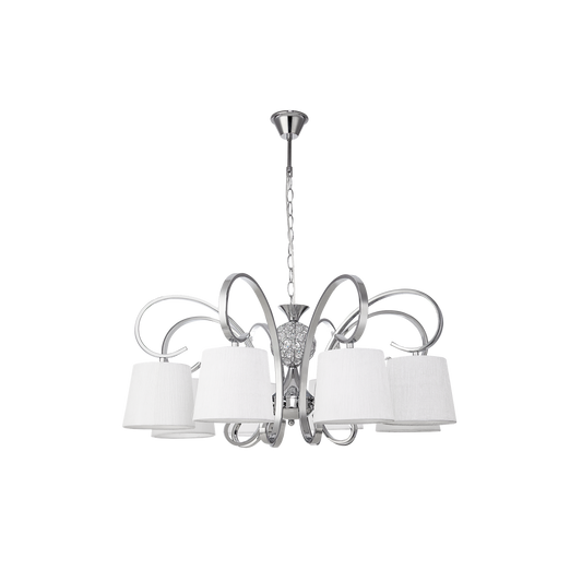 Lámpara de Techo Bogotá 8 Luces E14 Pantalla Fabrilamp - vista principal | Fabrilamp / Abrila · Ref. 201558020