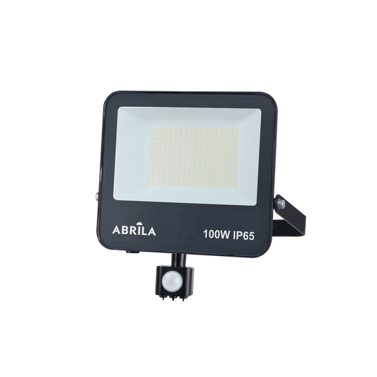 Proyector LED con Sensor Boiro 100W Blanco Frío Negro Fabrilamp - vista principal | Fabrilamp / Abrila · Ref. 262981009