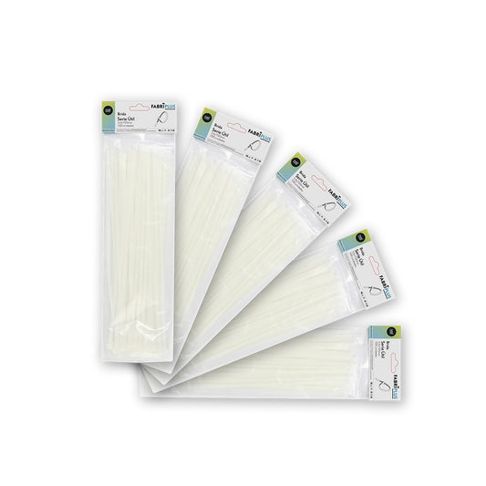 Bridas Util Blancas 3.6x150mm Nylon 66 Auto Bloqueo Fabrilamp - SKU 188136151